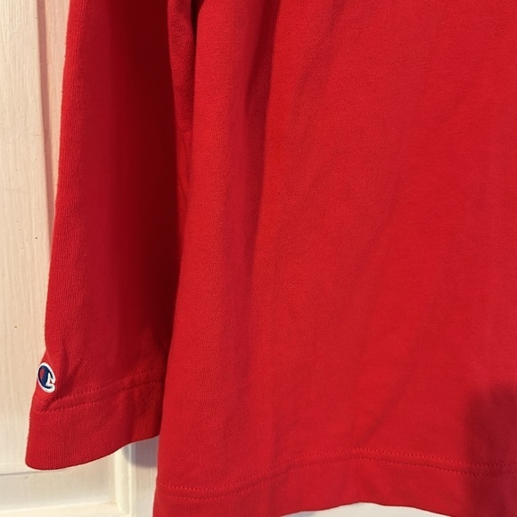 Women’s Champion Ohio State Button Up V Neck Hooded Cotton Blend Pullover Sz M - Picture 8 of 8